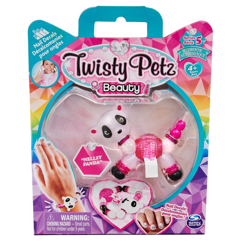 Twisty Petz Beauty S5  Nellzy Panda Collectible Bracelet with Nail Decals