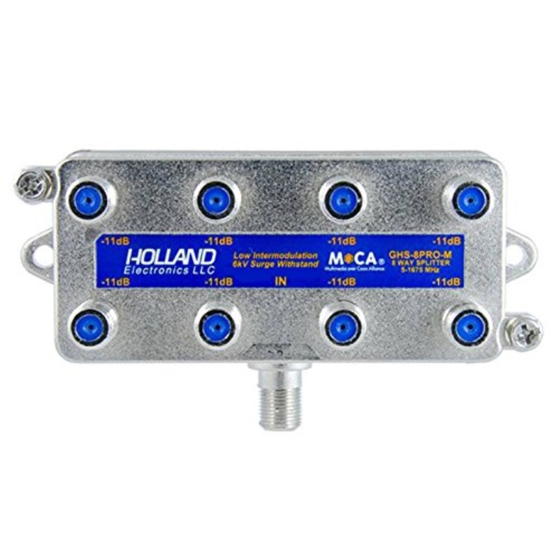 catv moca rated 8-way splitter