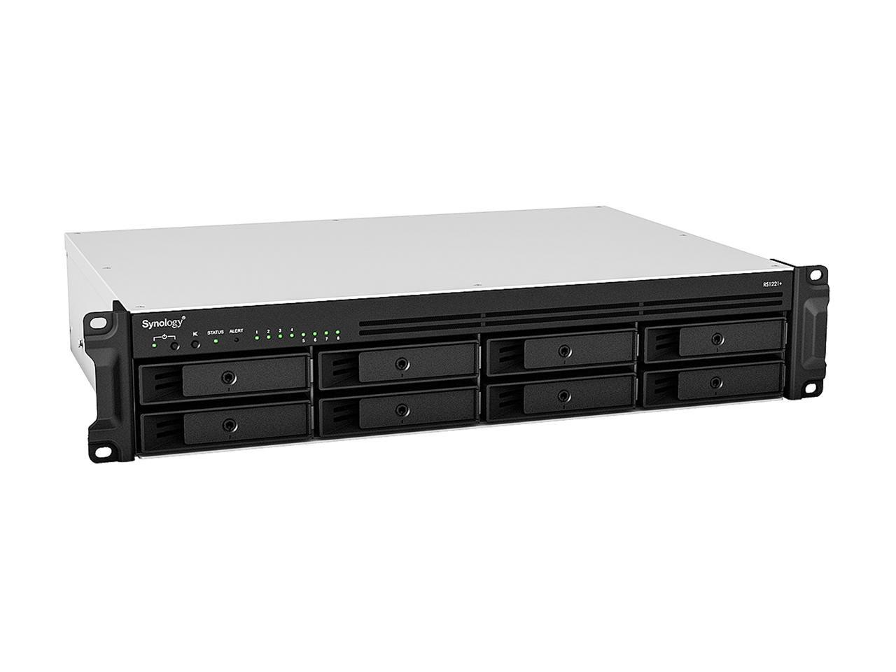 Synology RS1221+ RackStation with 32GB RAM and 96TB (8 x 12TB) of Seagate Ironwolf NAS Drives Fully Assembled and Tested By CustomTechSales