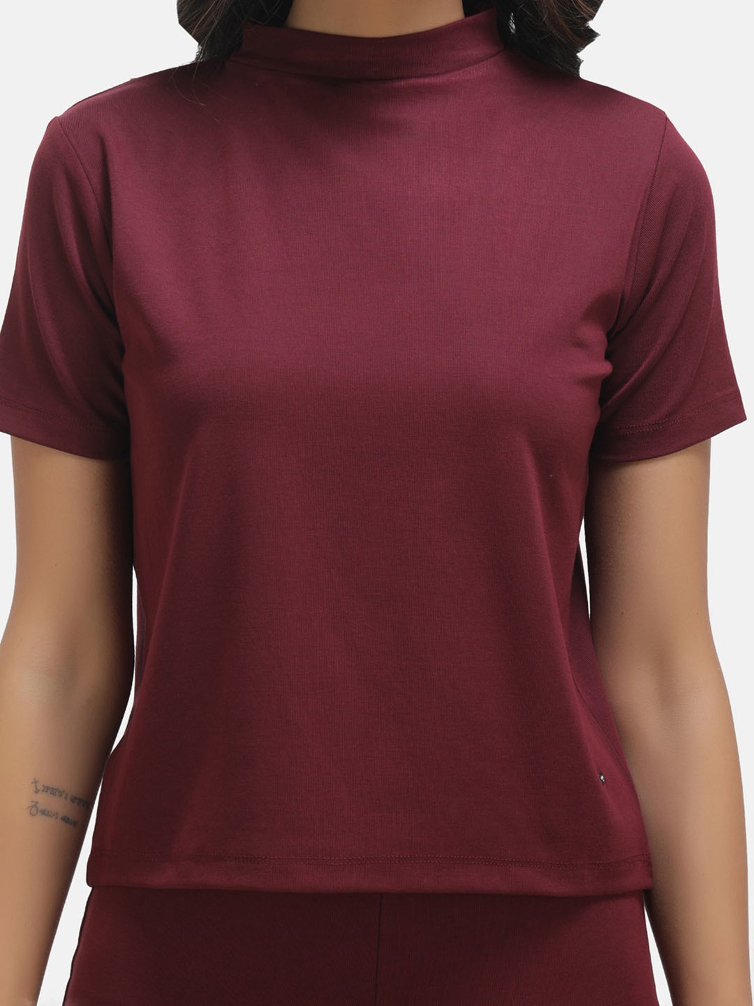 KOI SLEEPWEAR Maroon Top With Pants