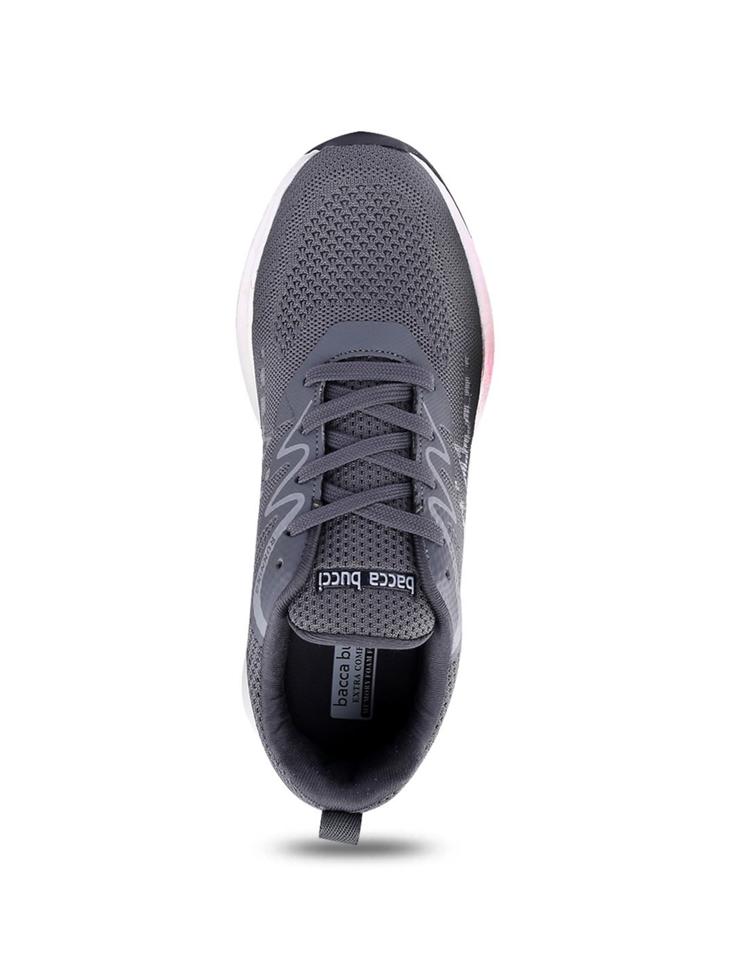 Bacca Bucci Men's MARATHON Grey Running Shoes