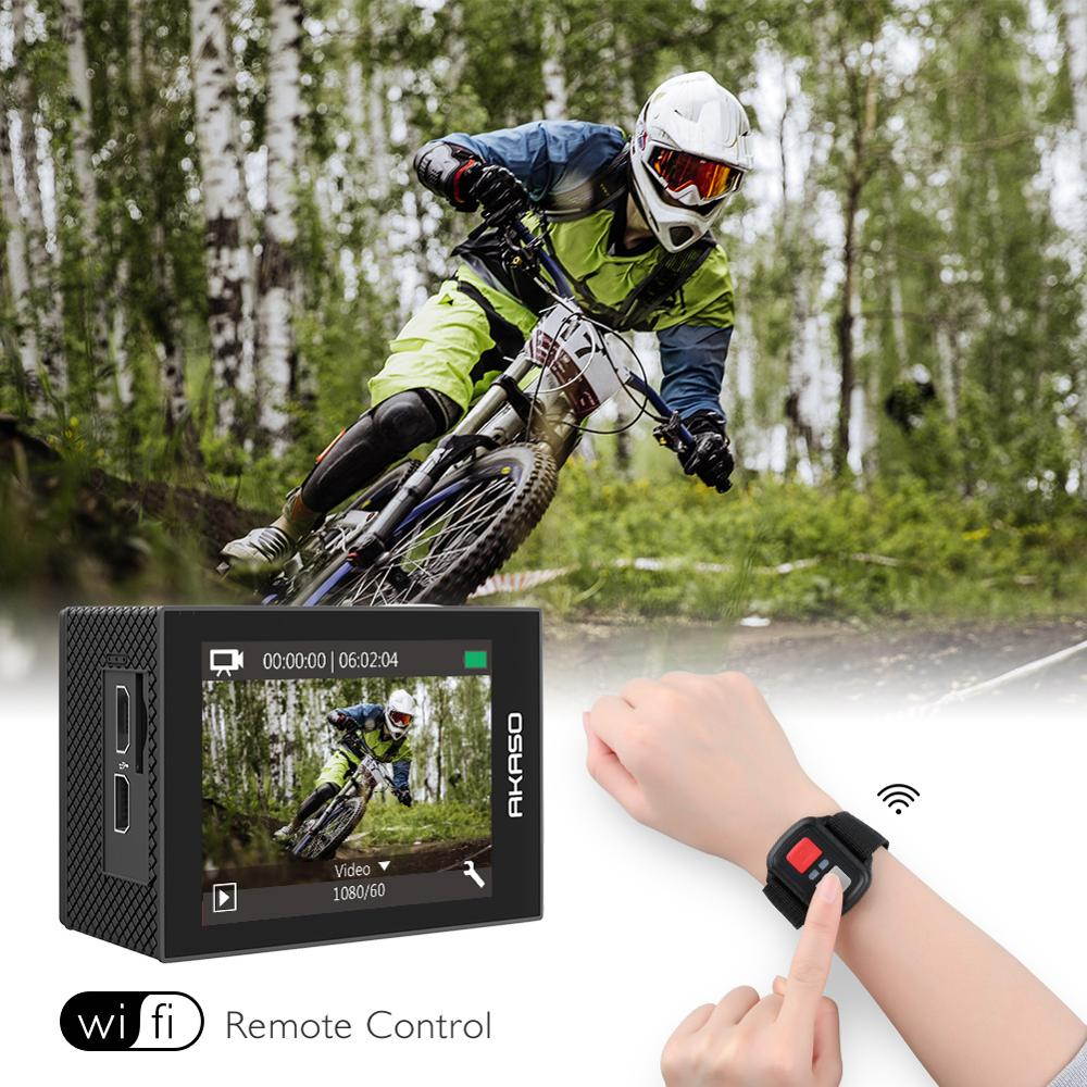AKASO 4K Action Camera EK7000 Pro Touch Screen Sports Camera EIS Adjustable View Angle 40m Waterproof Camera Remote Control