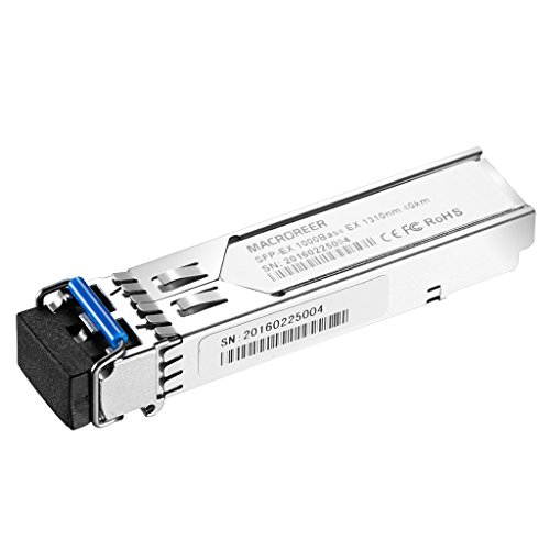 Macroreer Fiber Optic Transceiver for Cisco GLC-EX-SMD SFP 1000Base-EX Module with DOM Support 1310nm 40km dual LC/PC connector