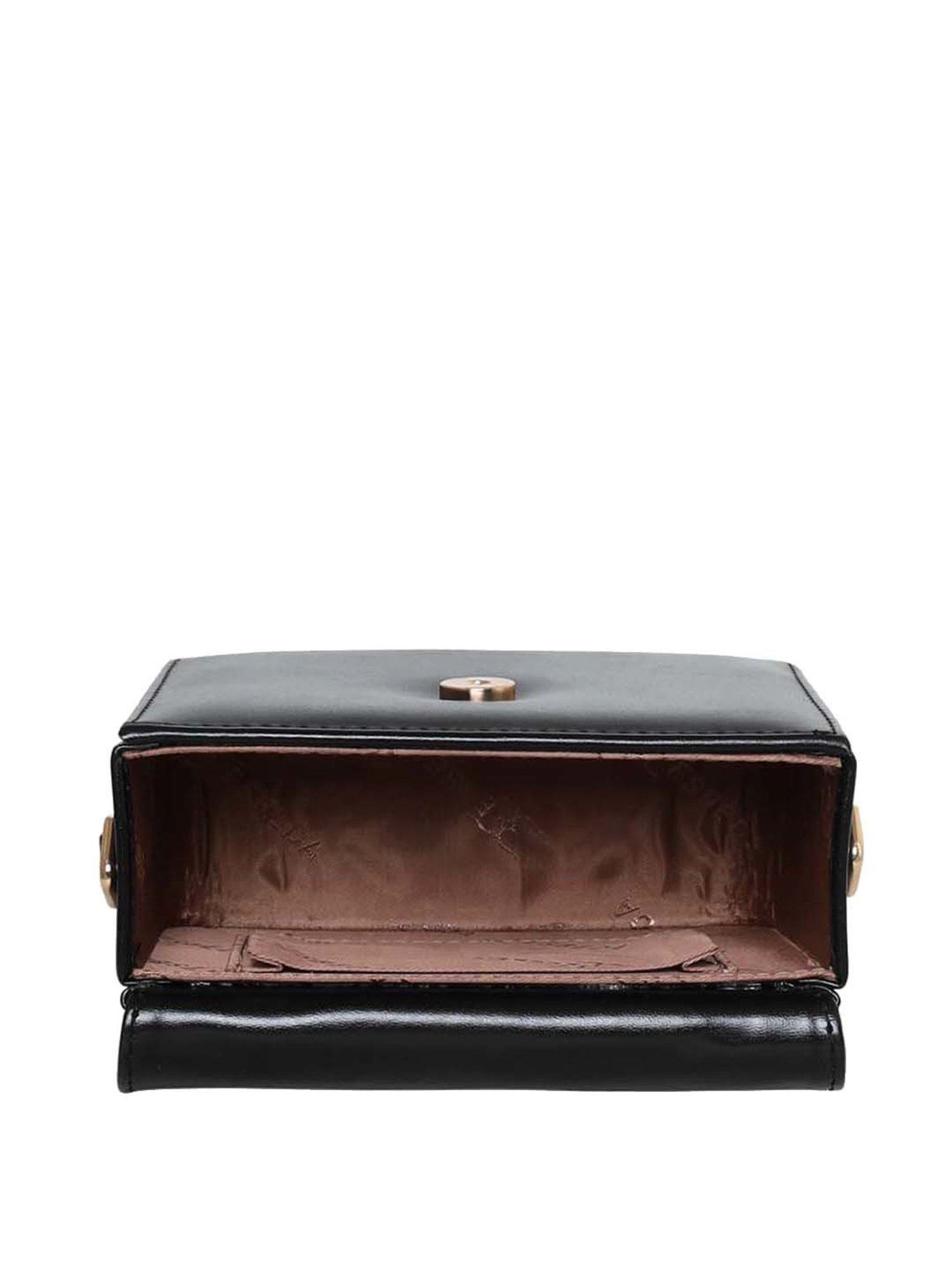 Esbeda Black Embellished Small Sling Handbag