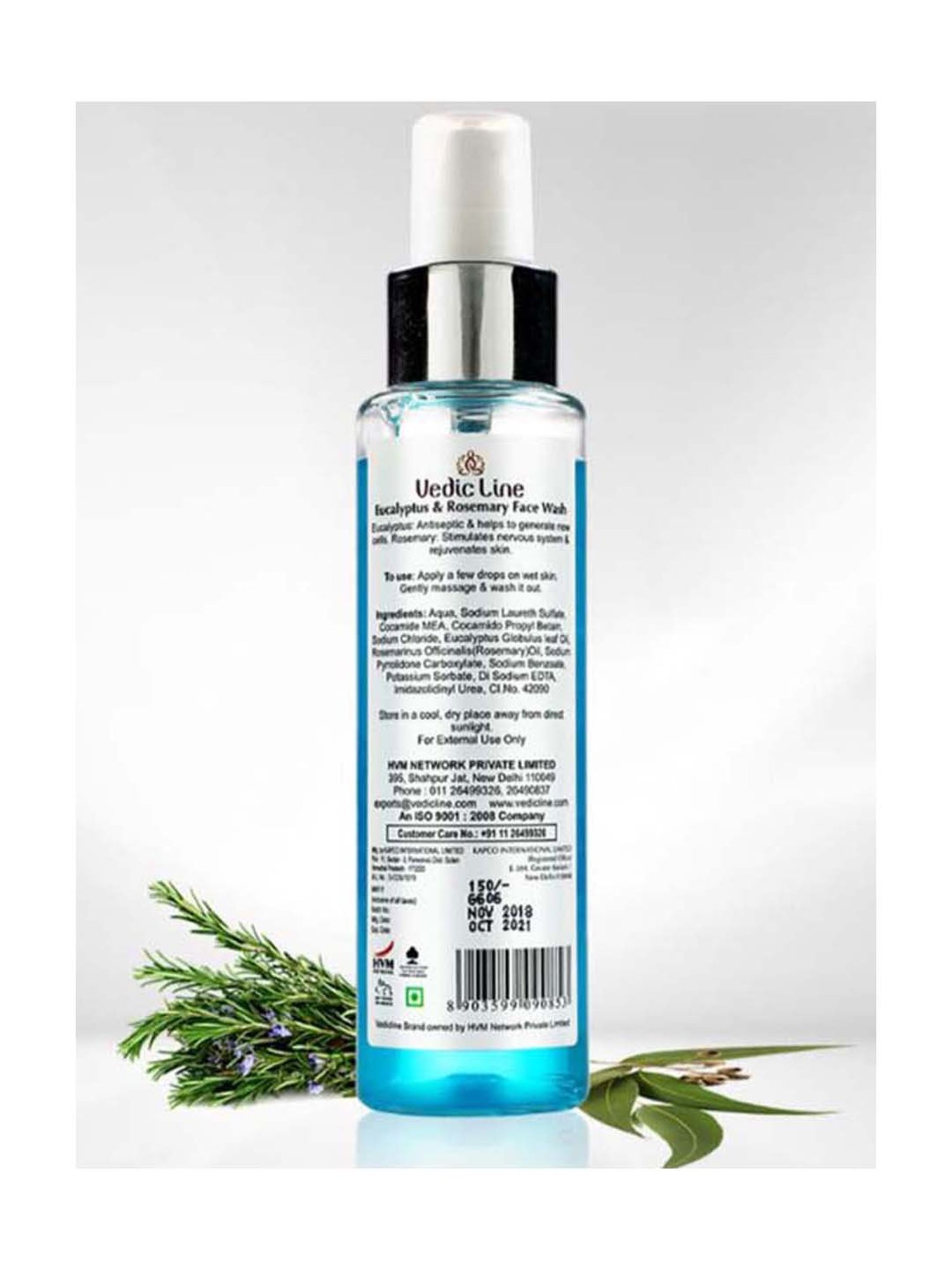 VEDIC LINE Eucalyptus and Rosemary Face Wash - 100 ml