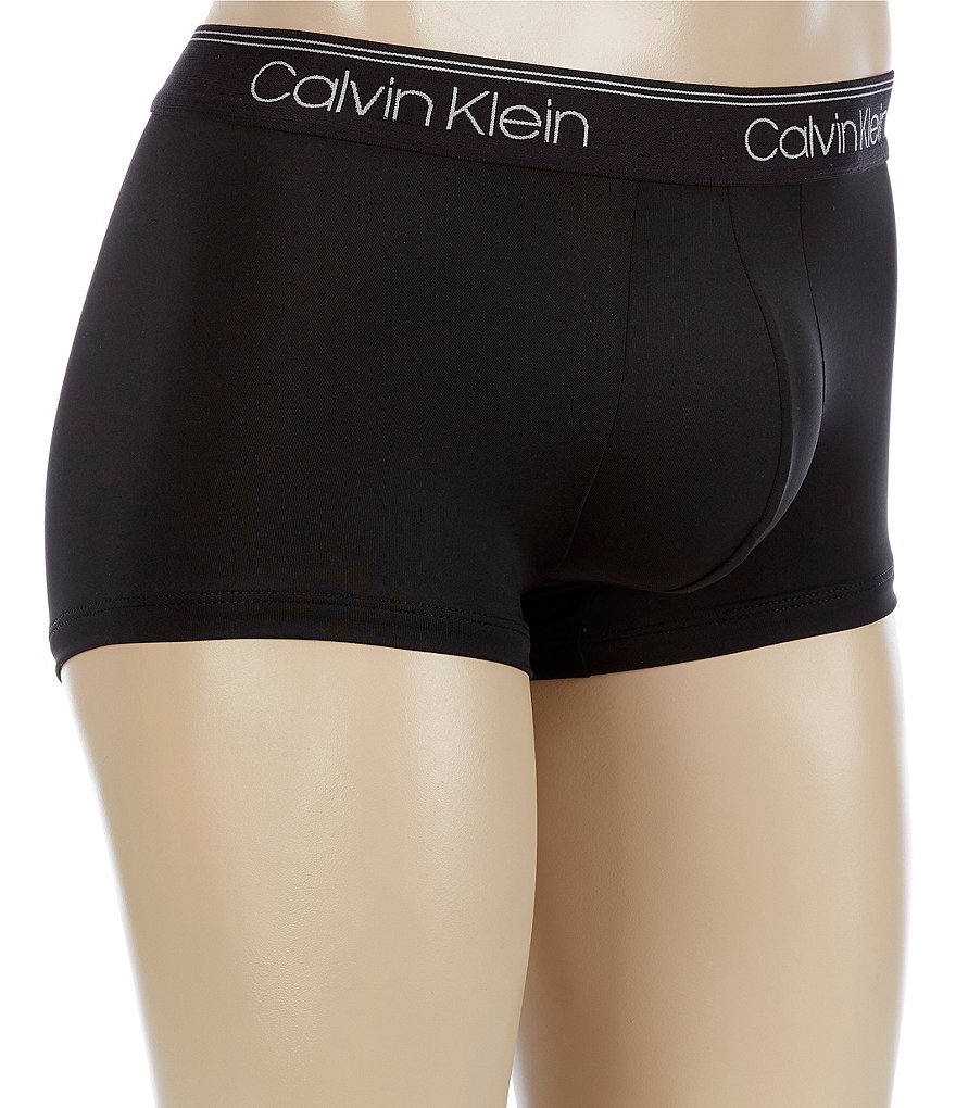 Calvin Klein Micro Stretch Low Rise Solid Trunks 3-Pack