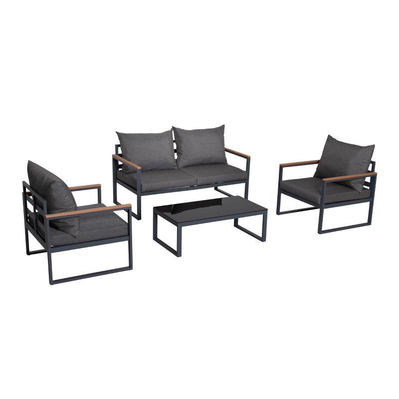 4pc Outdoor Aluminum Sofa Set - Nuu Garden