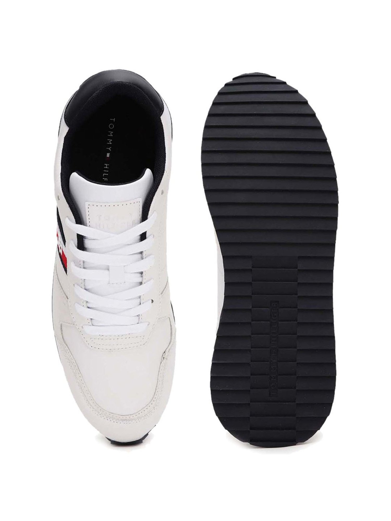 Tommy Hilfiger Men's White Casual Sneakers