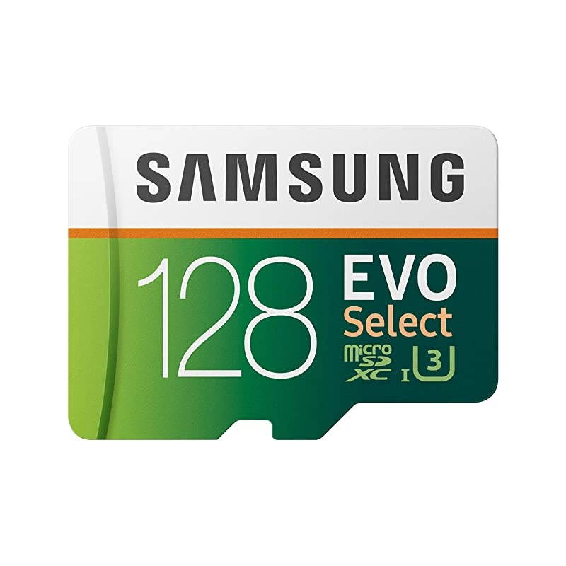 EVO Select 128GB MicroSDXC UHSI U3 100MBs Full HD 4K UHD Memory Card with Adapter MBME128HA