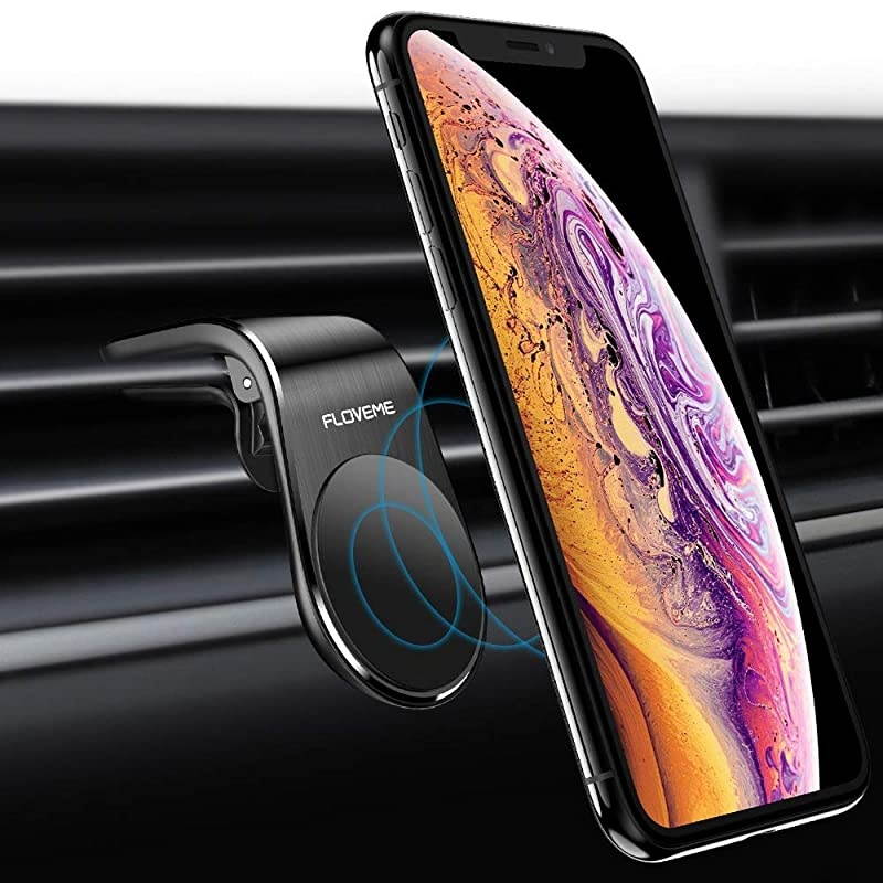 Magnetic Phone Car Mount 2 Pack  5N52 Magnets Hands Free Universal Smart GPS Cell Phone Holder for Car Air Vent Mount for iPhone 11 Pro Max XR XS X 8 7 Plus Samsung Galaxy S10 S9 S8 Note 10