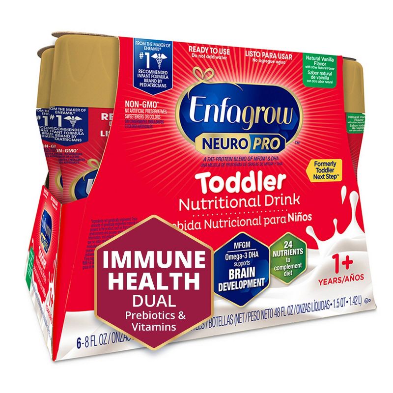 Enfagrow Toddler Next Step Vanilla RTD Bottles - 6ct/8 fl oz Each