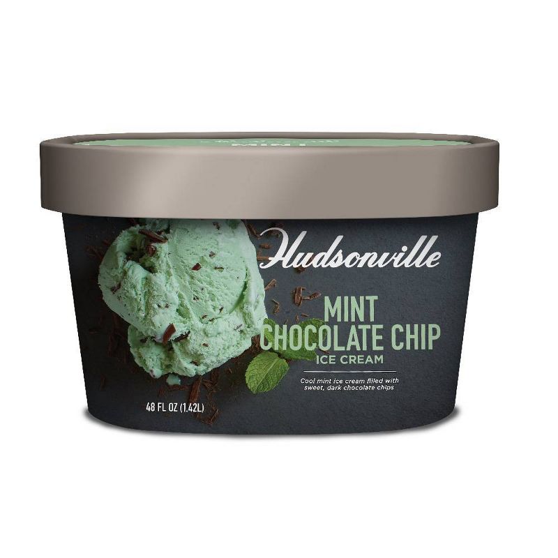 Hudsonville Creamery Mint Chocolate Chip Ice Cream - 48oz
