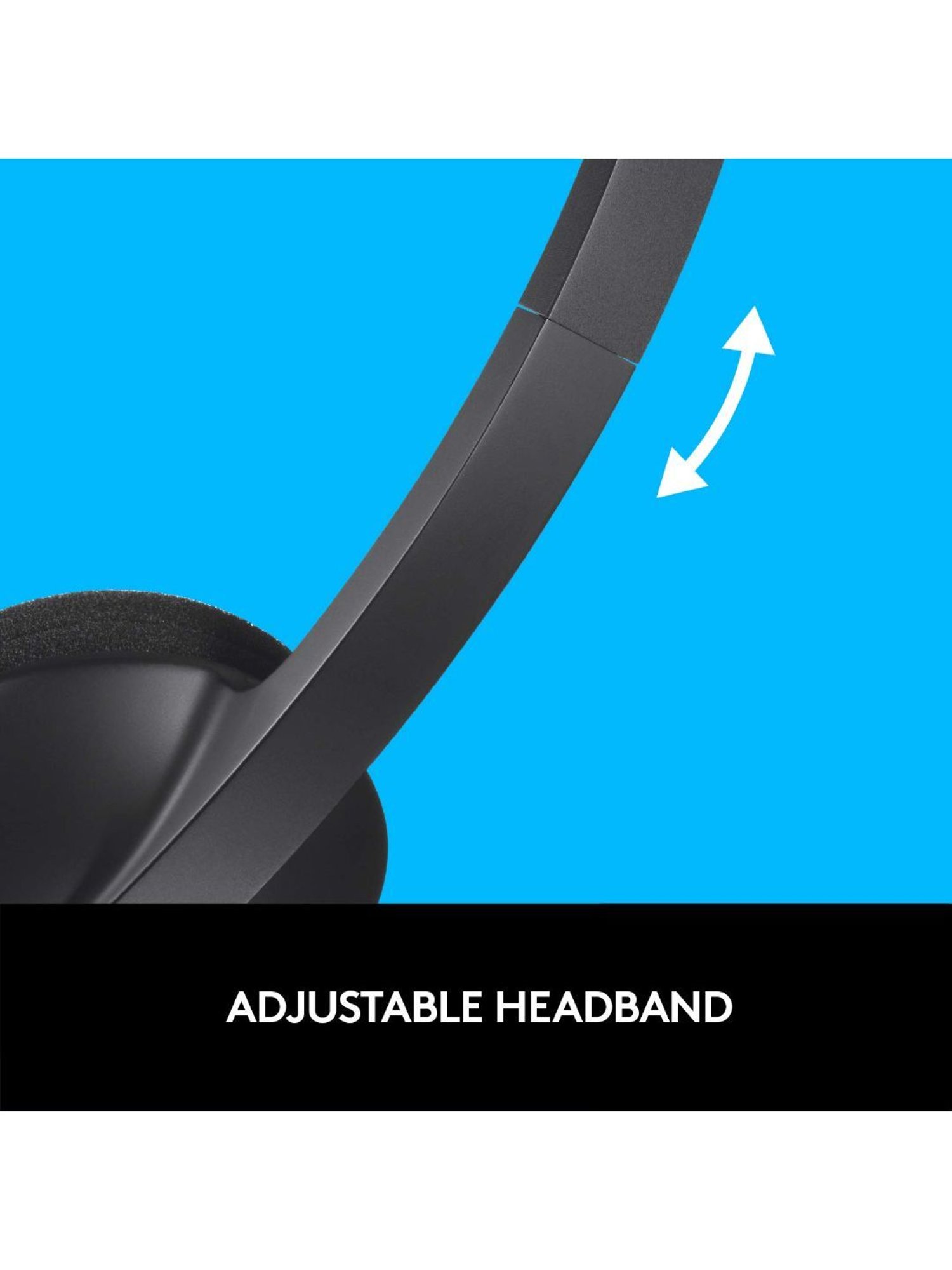 Logitech H340 Over-Ear Headphone Black