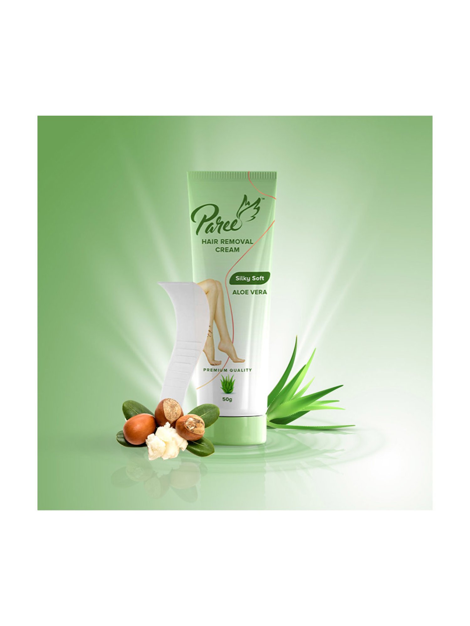 Paree Hair Removal Cream for Women - 50 gm (Pack of 5)