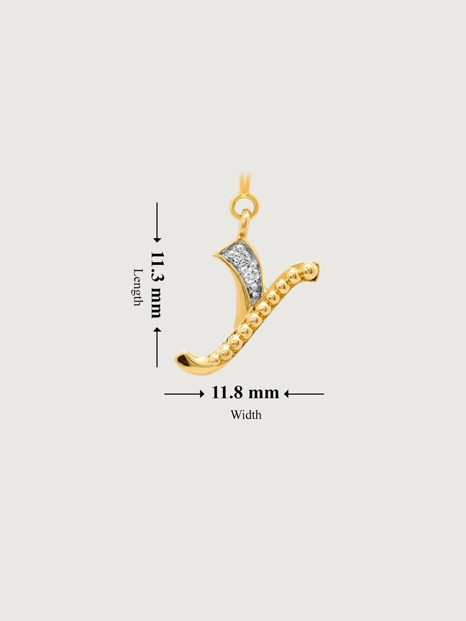 Mia Sutra DIY with Alphabet Charms- Y