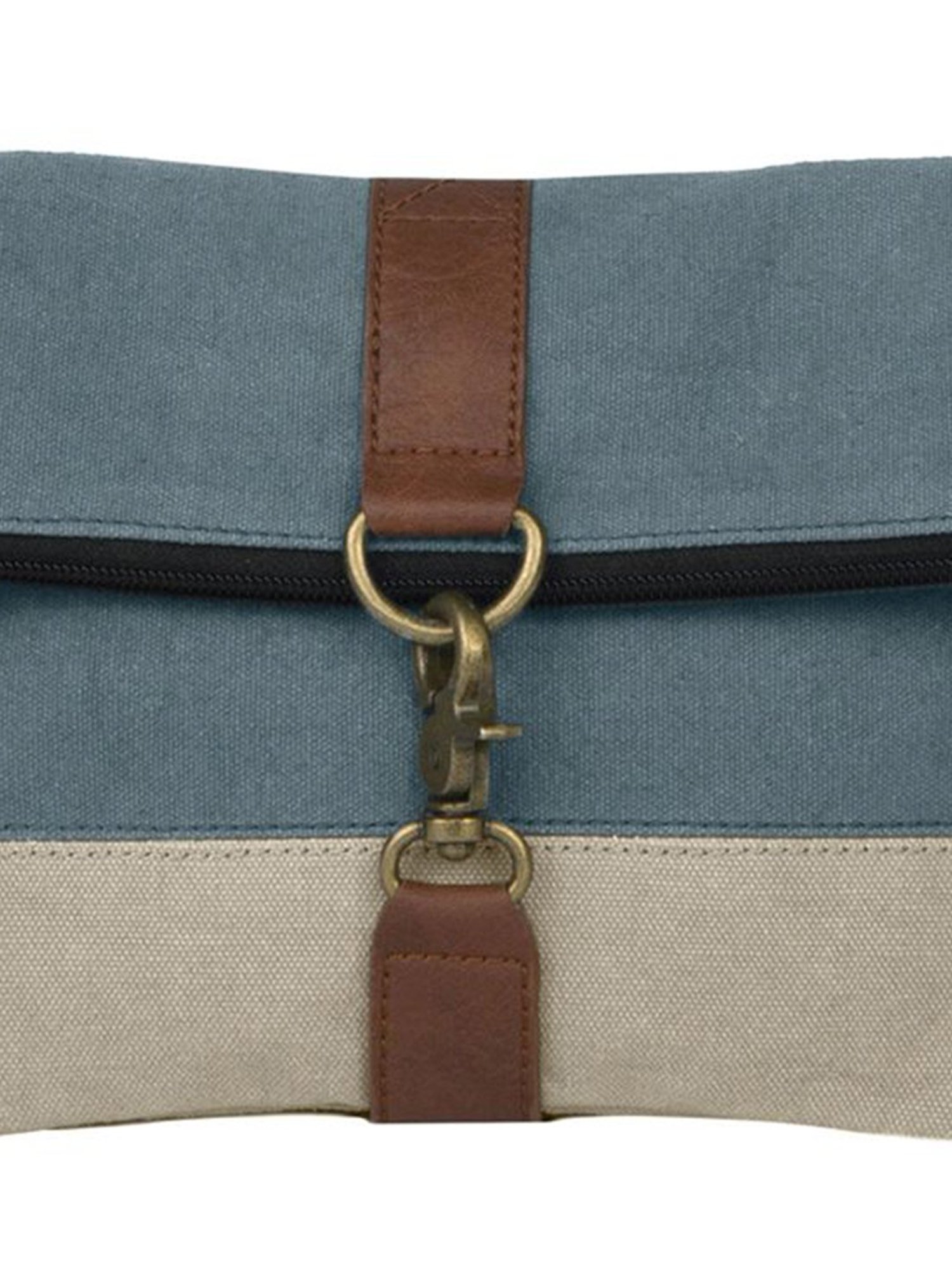 Mona B Blue Solid Small Sling Handbag