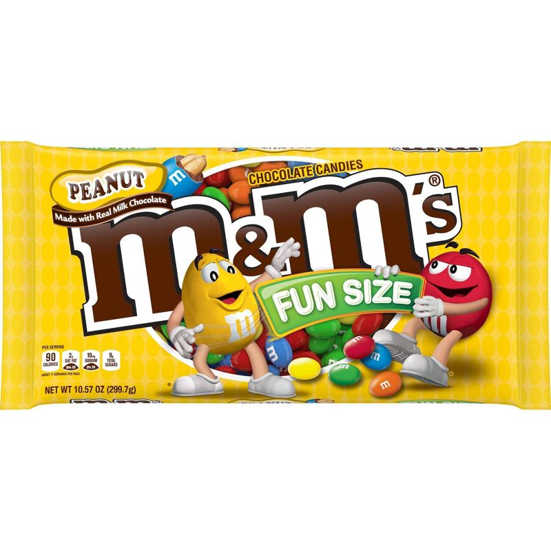 M&M's Peanut Fun Size Chocolate Candies - 10.57oz