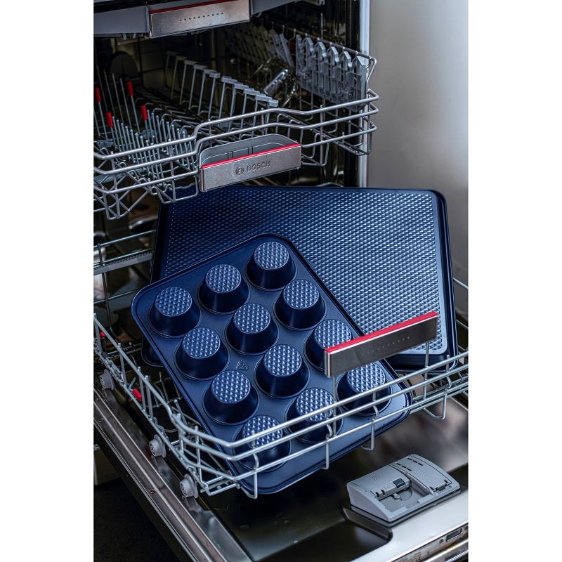 Fat Daddio's BP-SET Anodized Aluminum Bread Pan 2 Piece Set, 7.75 x 3.75 Inches