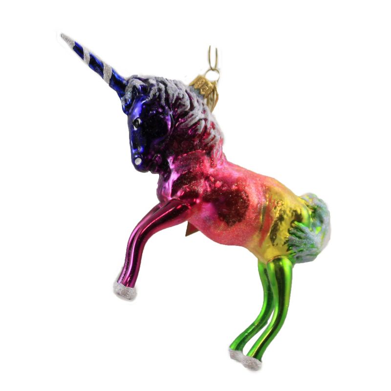 Morawski 4.75" Rainbow Unicorn Ornament Lgbtq Pride  -  Tree Ornaments
