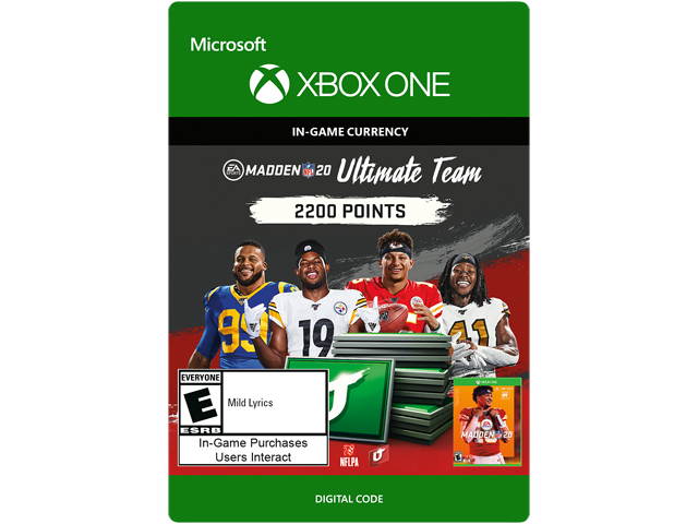 Madden NFL 20: MUT 2200 Madden Points Pack Xbox One [Digital Code]