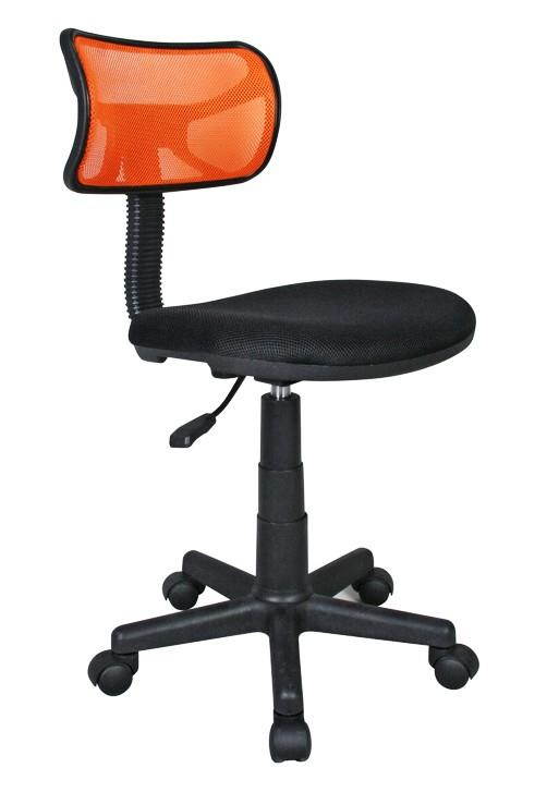 Techni Mobili Student Chair, Mesh Office Task Chair with Hight Adjustment, Technical Executive Task Chair with Non Marking Caster Wheels, Orange