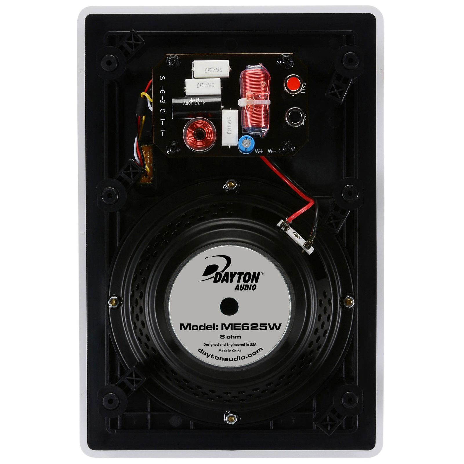 Dayton Audio ME625W 6-1/2" 2-Way In-Wall Speaker Pair