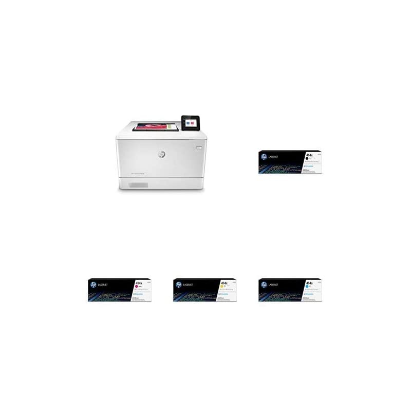 Color LaserJet Pro M454dw Wireless Laser Printer, Double-Sided & Mobile Printing, Security Features (W1Y45A)