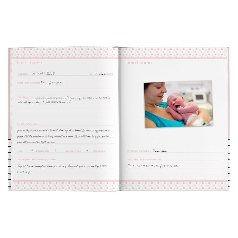 Pearhead Hello Beautiful Baby Memory Book - Pink