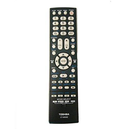 New Replacement Universal TOSHIBA CT-90302 TV Remote Control for 22AV500U 26AV500U 26AV502R 26AV502R/U 26AV502RZ 26AV502U 26AV52R 26AV52U