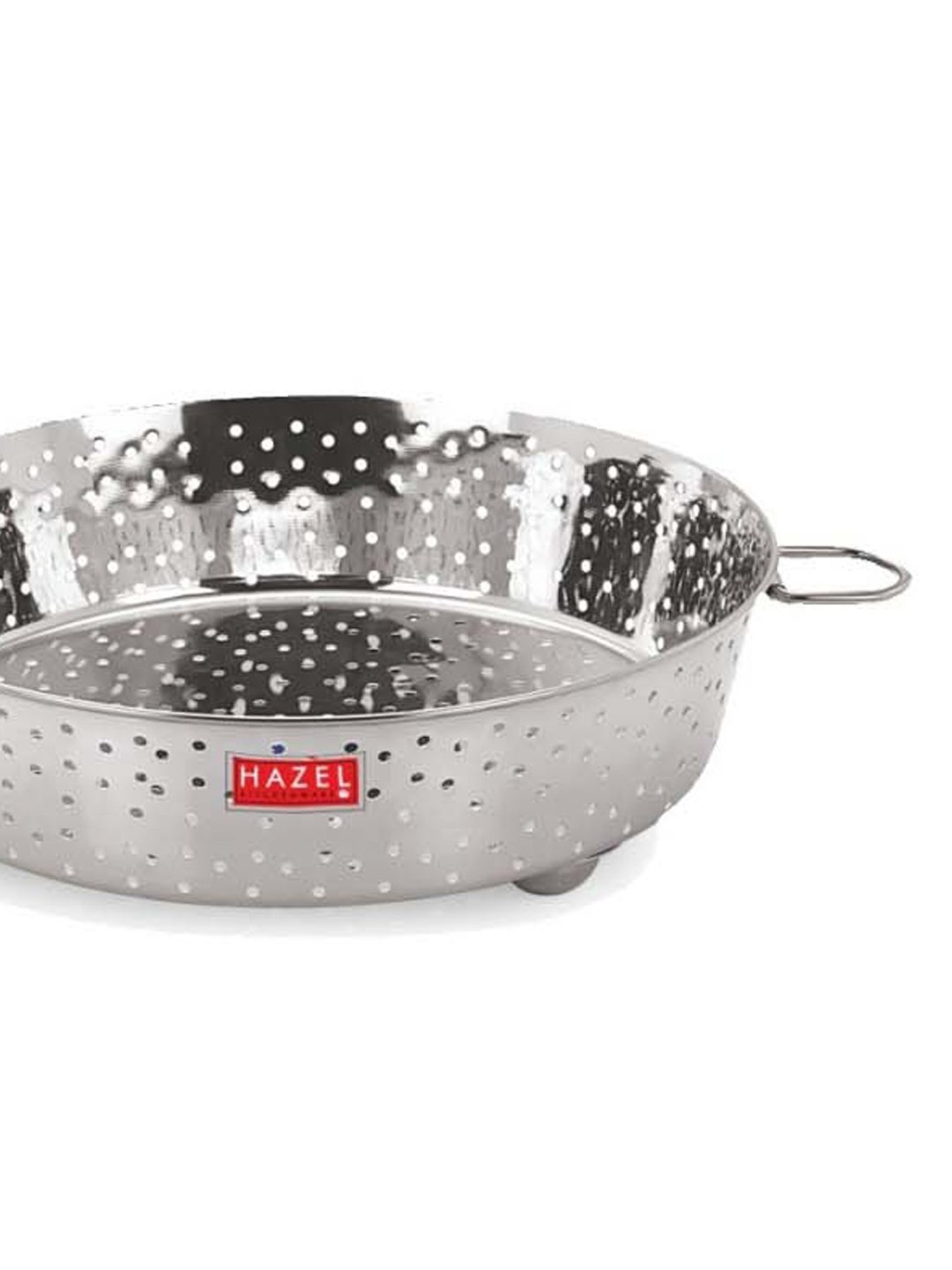Hazel Silver Stainless Steel Food & Vegetable Strainer Colander
