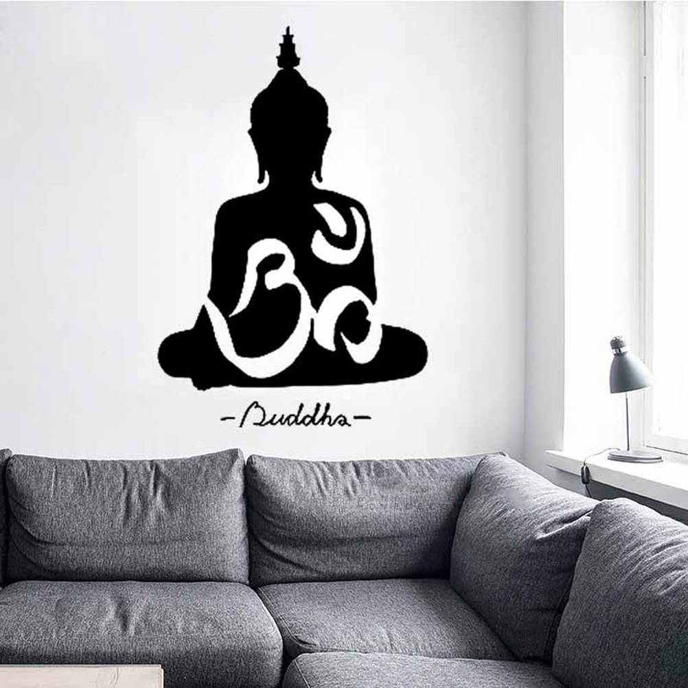 10 * 15cm Buddha Wall Decor Sticker Art Decal