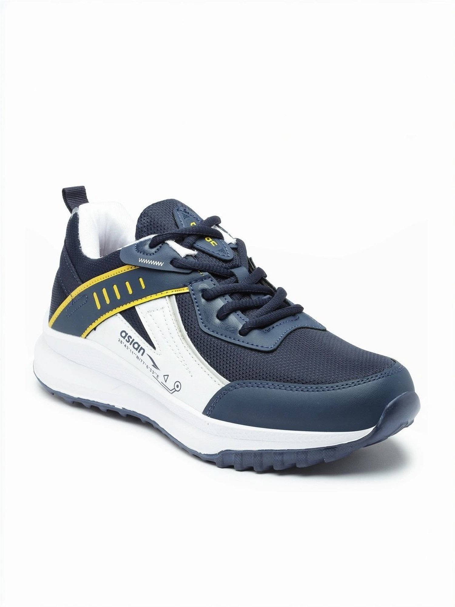Asian Men's Navy Running Shoes