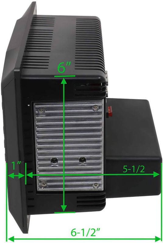Jensen JWM62A AM|FM|DVD|CD|USB|AUX|App Ready Bluetooth Wallmount Stereo w/App Control, 3-Speaker Zones / 8 Speaker Output 8X 6 Watt, Receives Bluetooth Audio (A2DP) & Controls (AVRCP) from Devices
