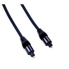 Cable  Premium Grade Digital Audio Toslink Fiber Optic Cable 5mm, 25 foot