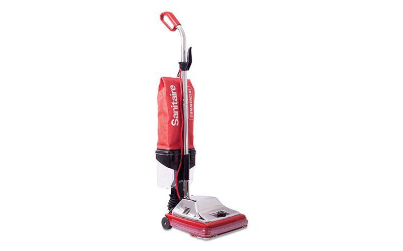 Sanitaire SC887E 7 Amp TRADITION 12 in. Upright Vacuum with Dust Cup - Red/Steel