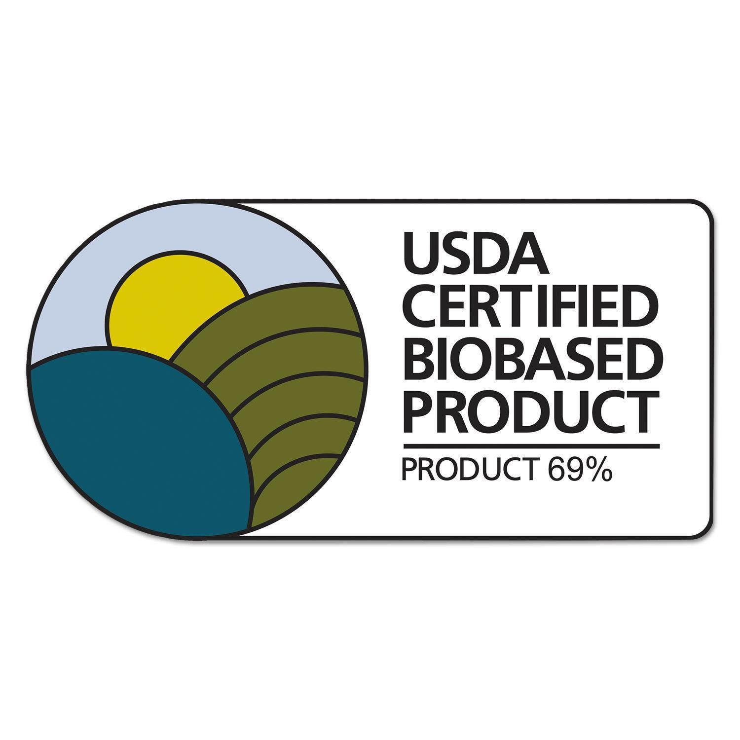 Samsill Earths Choice Biobased + Biodegradable D-Ring View Binder 2" Cap White