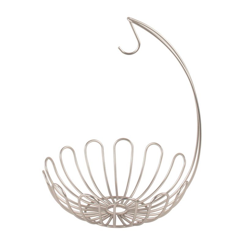 Spectrum Bloom Arched 2-Tier Steel Fruit Server - Satin Nickel