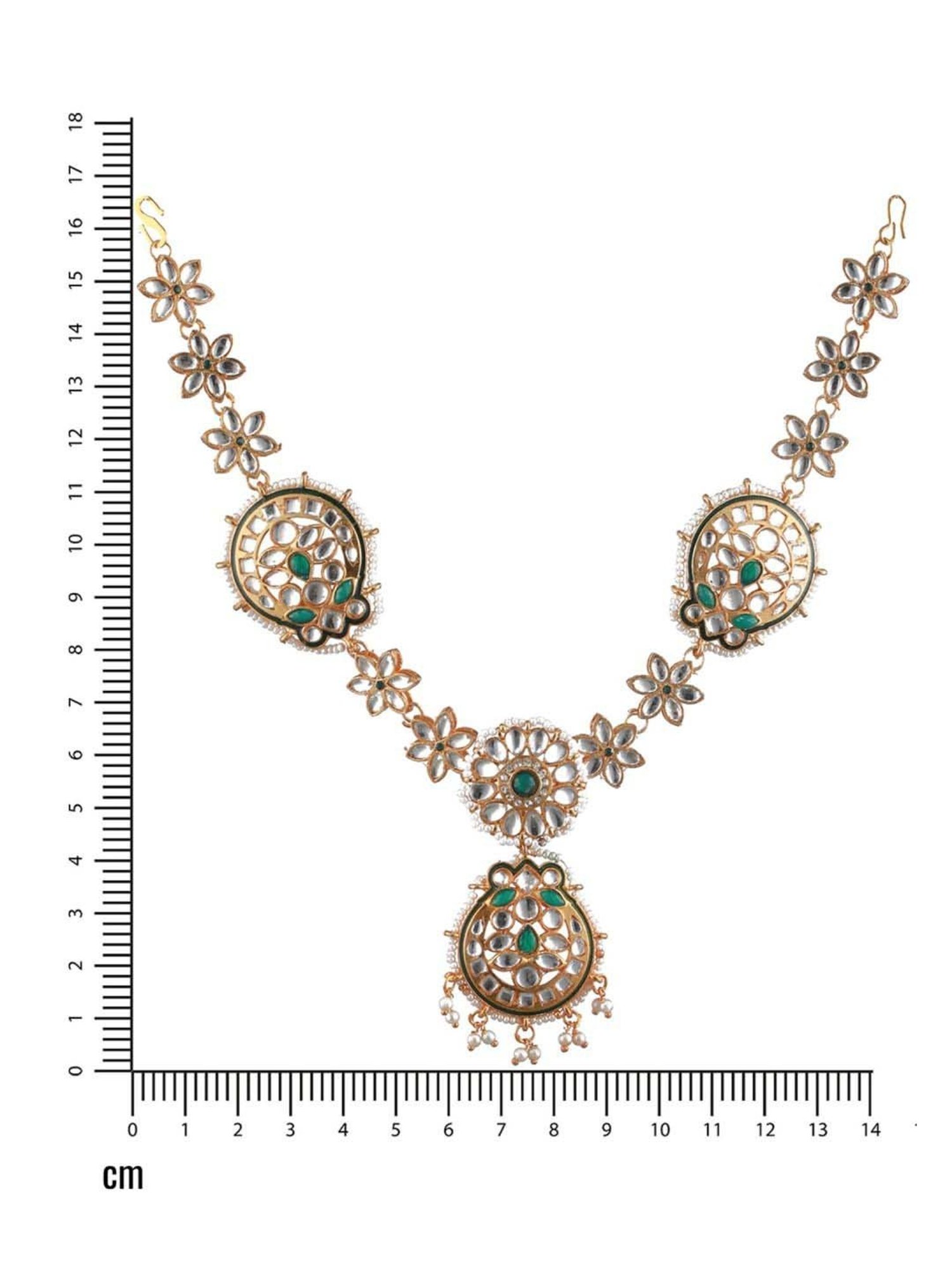 OOMPH White Pearls Wedding Hair Band