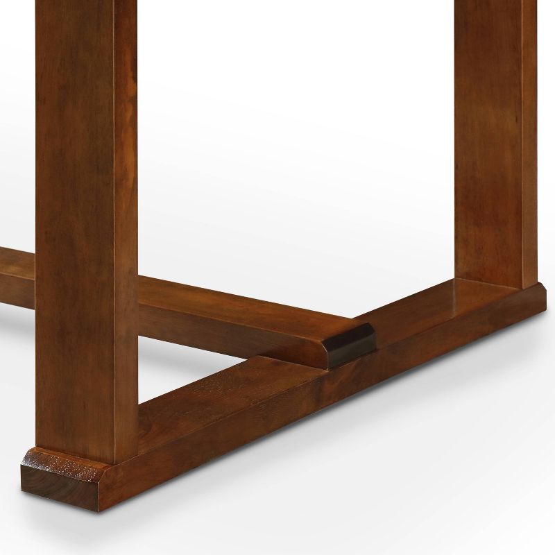 Wesley Extendable Dining Table Brown - ClickDecor