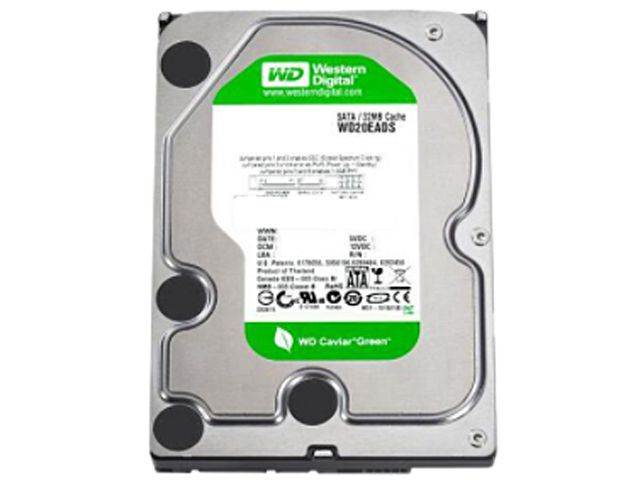 Western Digital WD10EADS 1TB 7.2K RPM 3.5" 15mm SATA 6.0Gb/s HDD