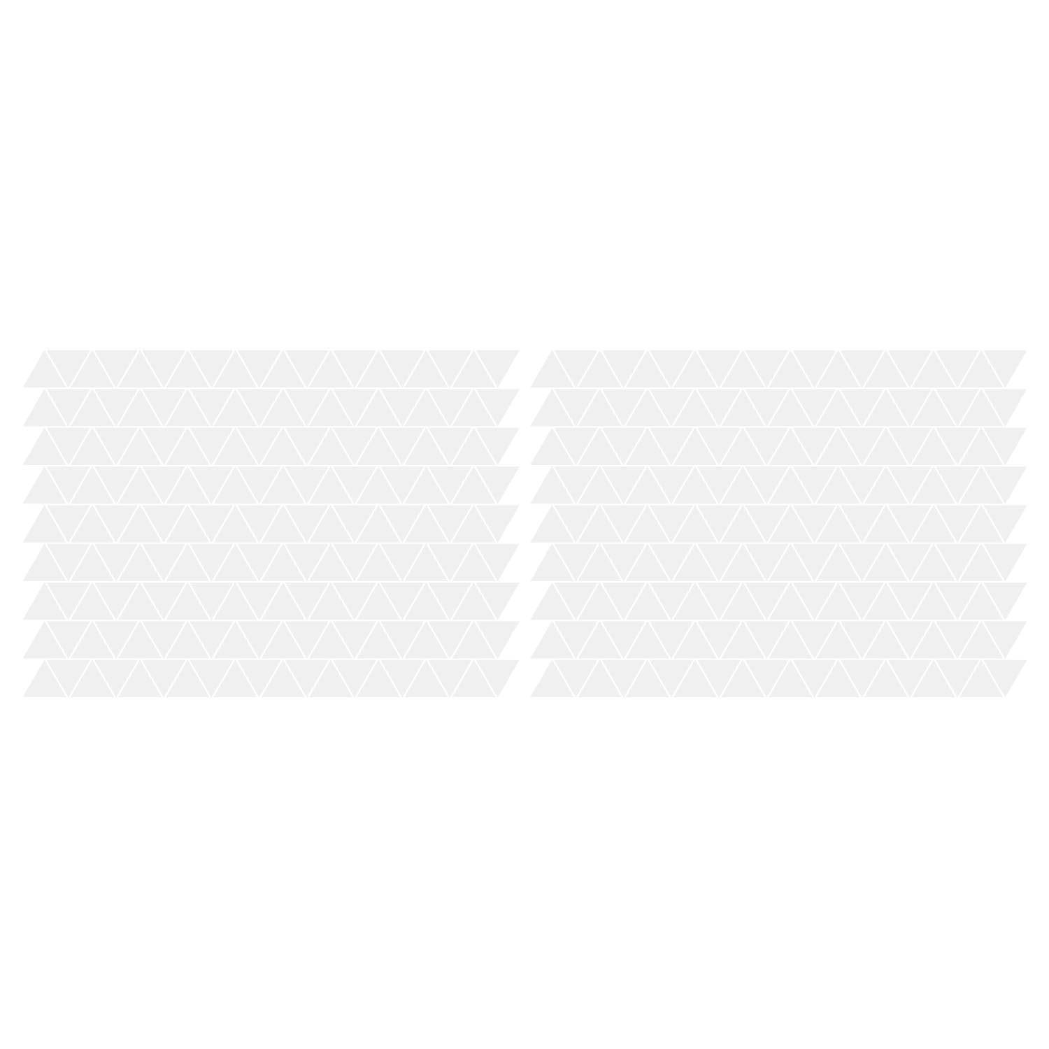 LiteMark 2 Inch Black Removable Triangle Decals - Pack of 84