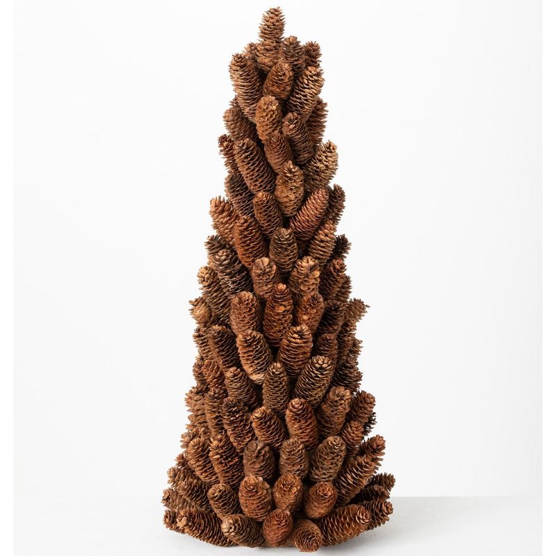Sullivans 2.5' Pinecone Tree 30"H brown