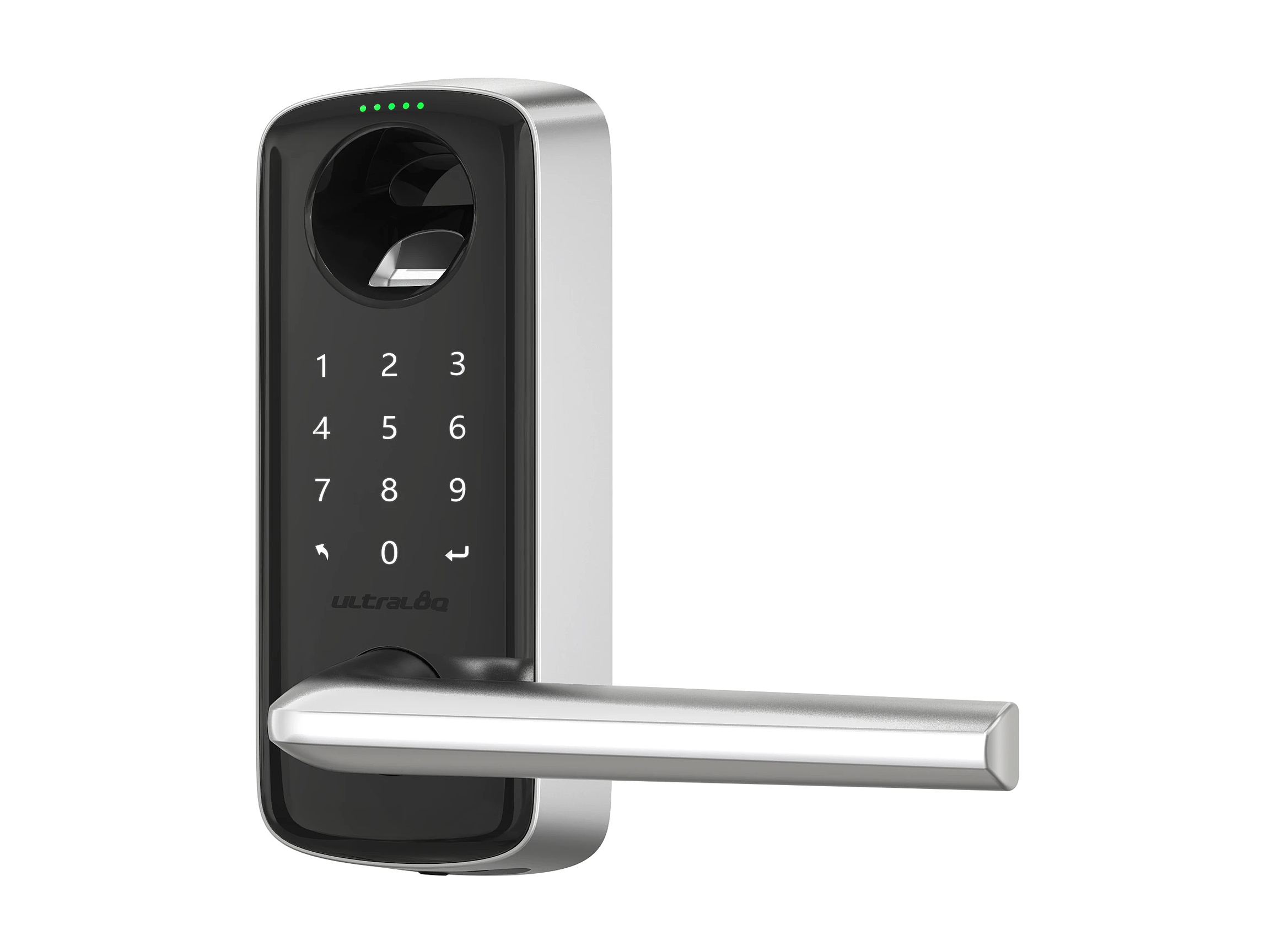 Ultraloq Lever Bluetooth Enabled, Fingerprint and Touchscreen Smart Lever Lock