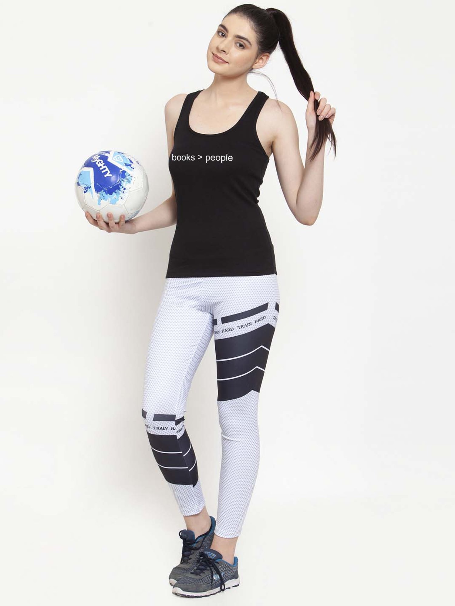 Friskers Black Graphic Print Camisole