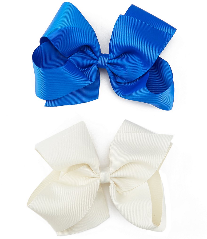 Copper Key Girls Grosgrain King Bows 2-Pack