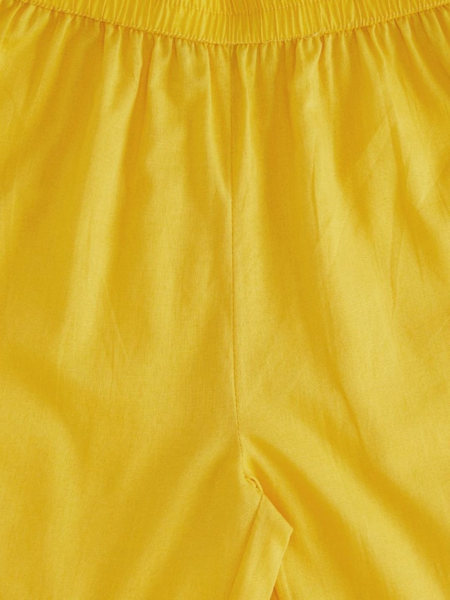 Akkriti by Pantaloons Kids Maroon & Yellow Cotton Printed Kurta Set