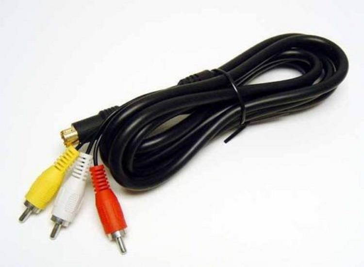 RCA AV Cable for Sega Saturn by Mars Devices