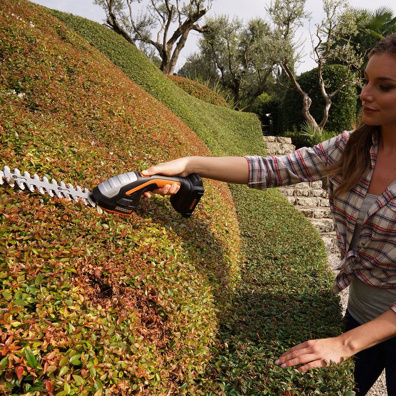 Worx WG801.9 20V Cordless 4" Shear and 8" Shrubber Trimmer