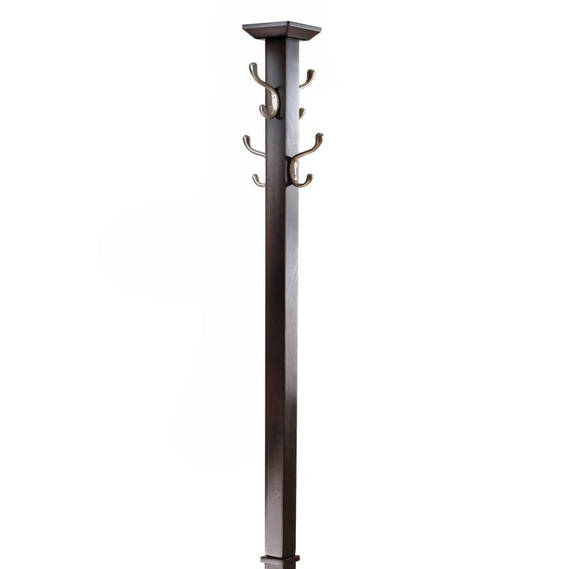 Memphis Coat Tree & Umbrella Rack Walnut Finish - Winsome