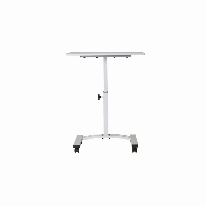 Airlift Mobile Laptop Computer Desk Cart White - Seville Classics